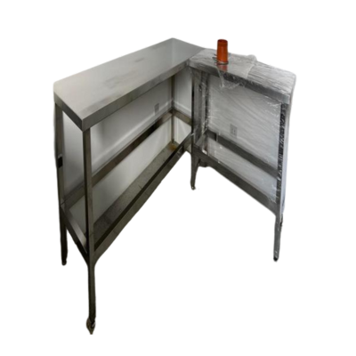 L-Shape Metal Table